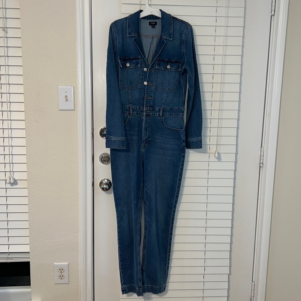 NWOT J. Crew Denim jumpsuit